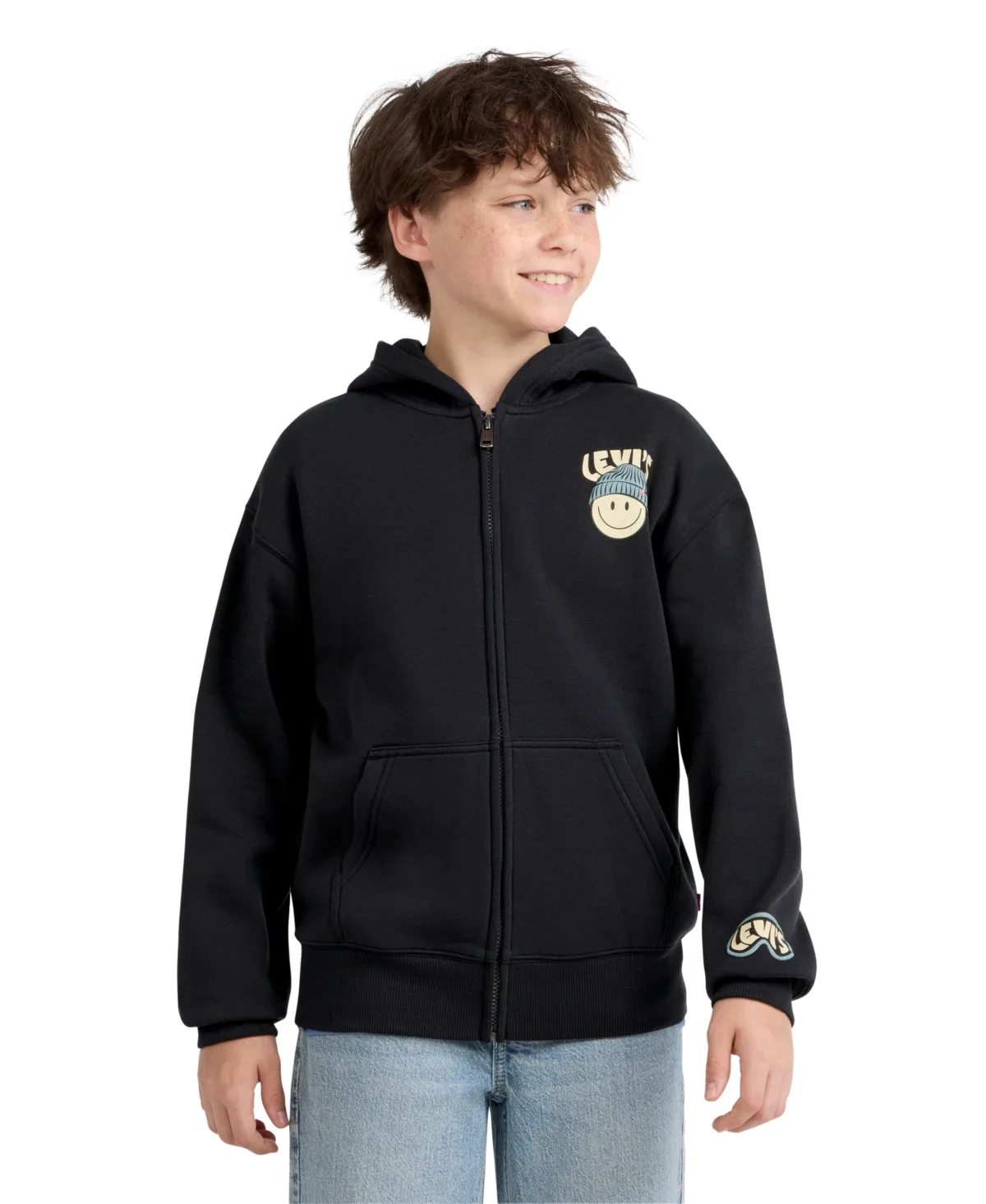 Winter Smiley Graphic Full-Zip Hoodie by Levi's
