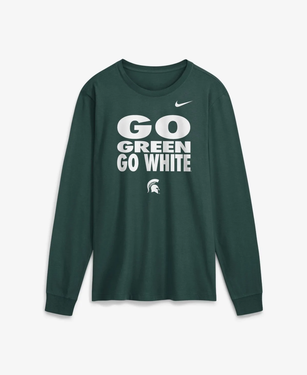 Michigan State Spartans 2026 Sideline Slogan Dri-Fit Long Sleeve T-Shirt