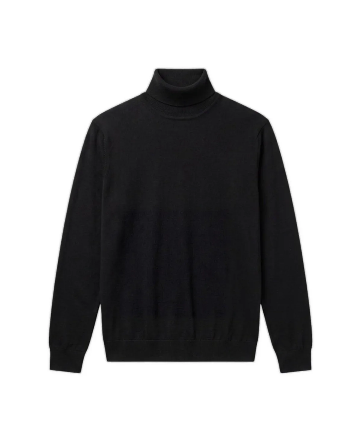 Regular-Fit Merino Wool Turtleneck Sweater