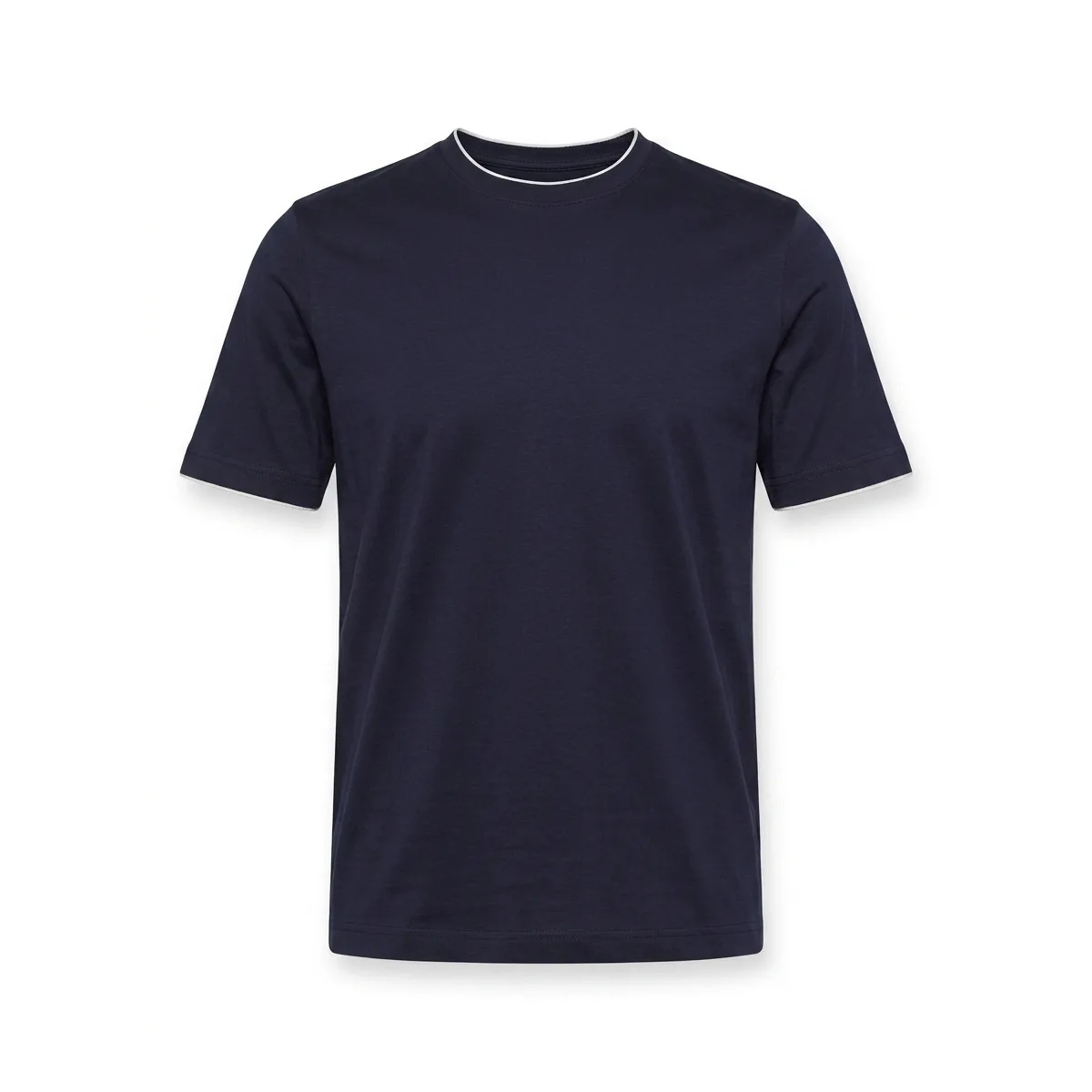 Cotton Crew Neck T-Shirt by Garnet