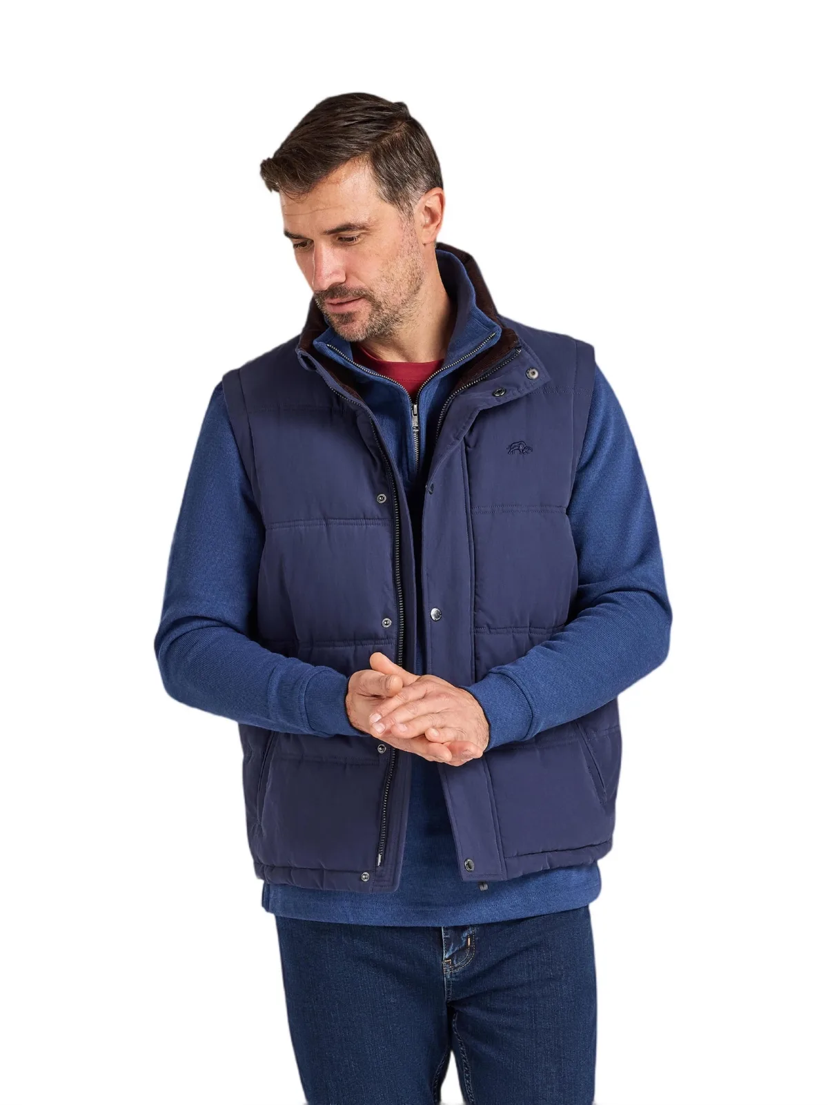 Classic Padded Relaxed-Fit Gilet by Raging Bull