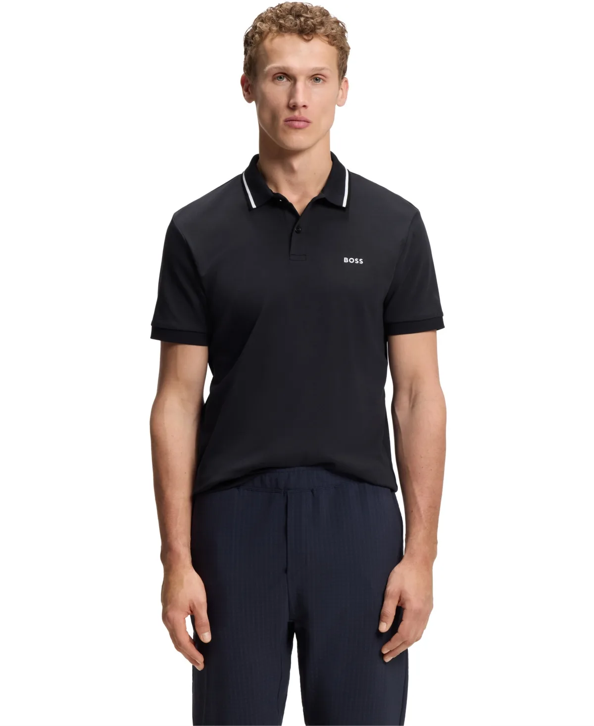 Boss by Hugo Boss Interlock Cotton Paddy Slim-Fit Polo Shirt by Hugo Boss