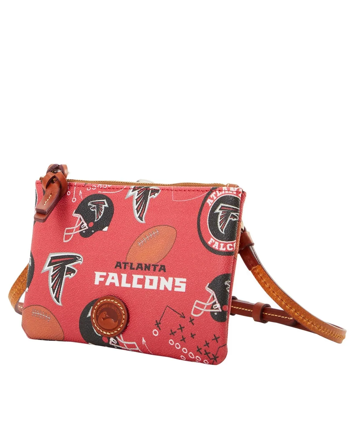 Atlanta Falcons Top Zip Crossbody Purse by Dooney & Bourke
