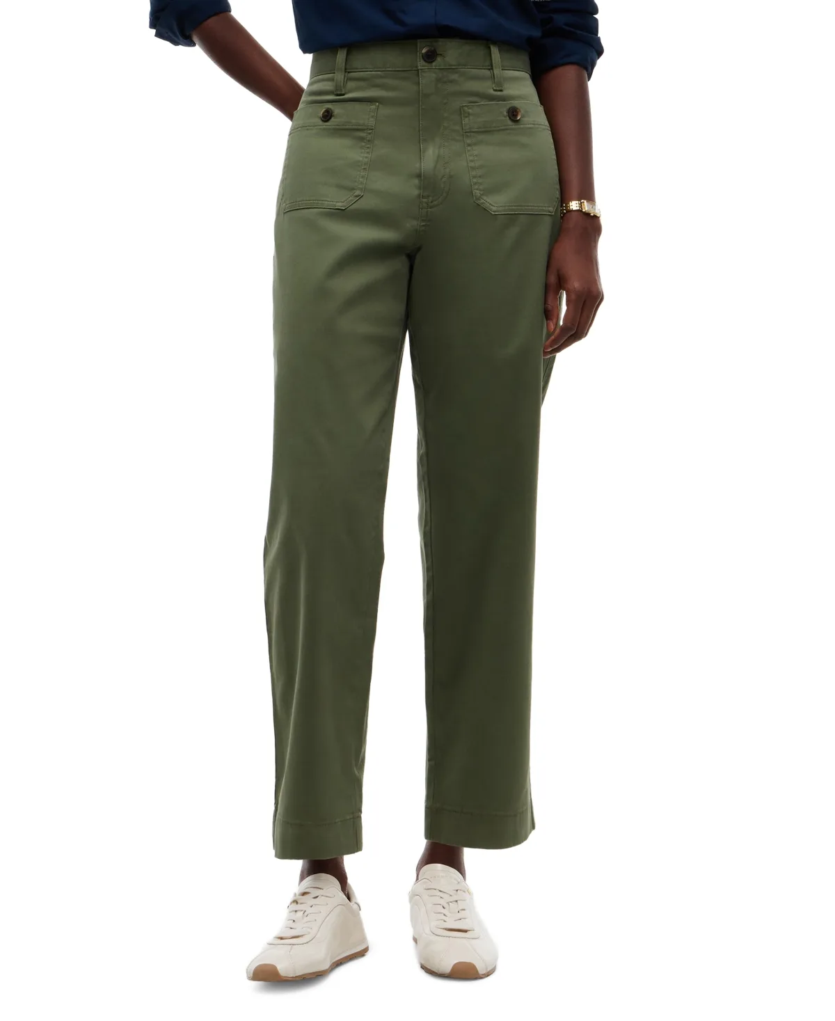 Twill Patch Pocket Chinos Pants by Tommy Hilfiger