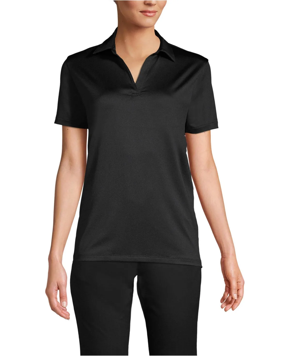 Short Sleeve Rapid Dry Sport Neck Polo Shirt