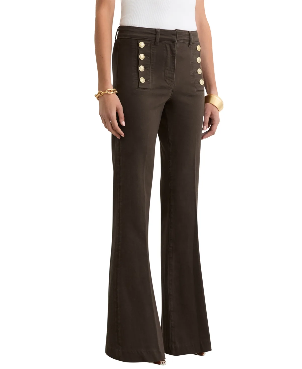 Athena Mid-Rise Flared Jeans by Reiss