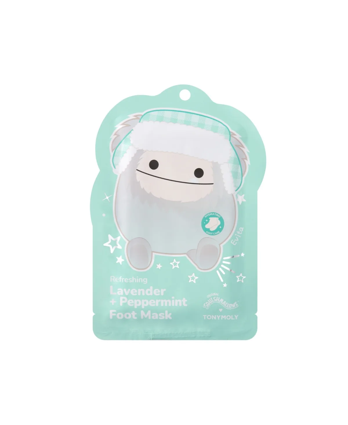 2-Piece Squishmallows Evita Pedi Mask and Socks Set by Tonymoly