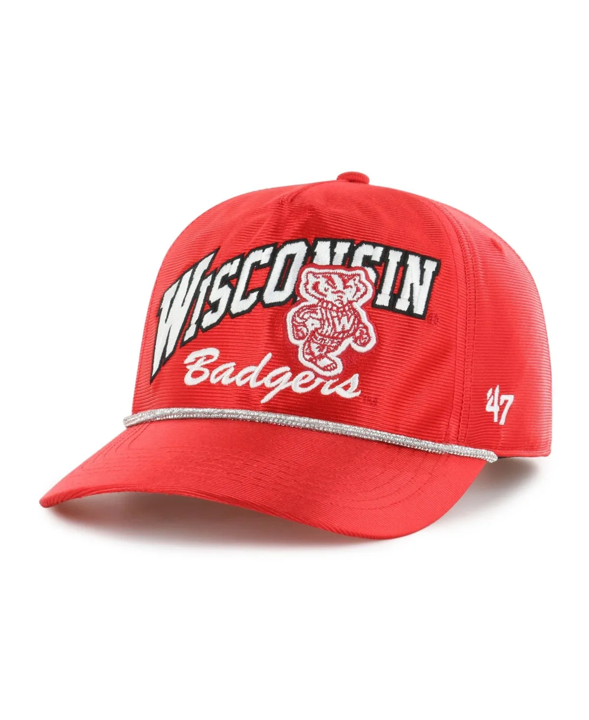 Wisconsin Badgers Glitter Hitch Adjustable Hat by 47 Brand