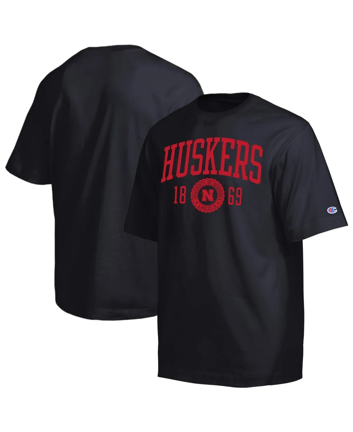 Nebraska Huskers Established Tradition Heavyweight T-Shirt by Champion