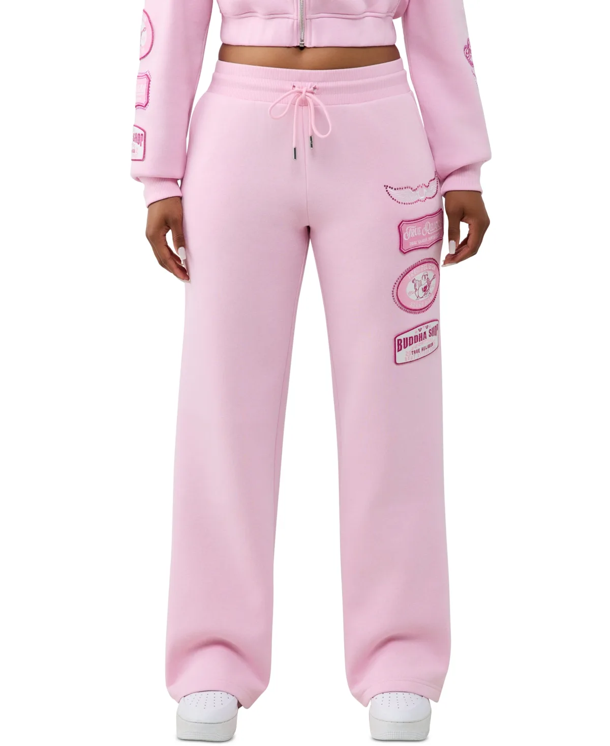 Crystal Patch Straight Sweatpants by True Religion