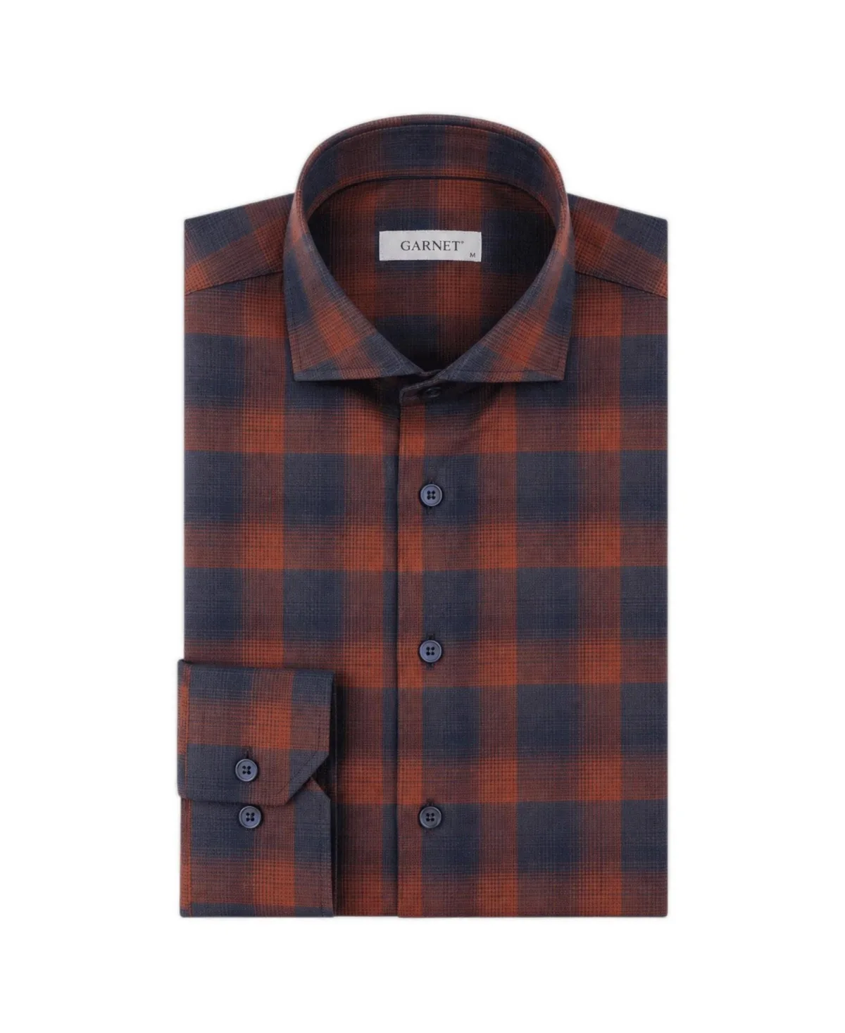 Melange Plaid Flannel Shirt
