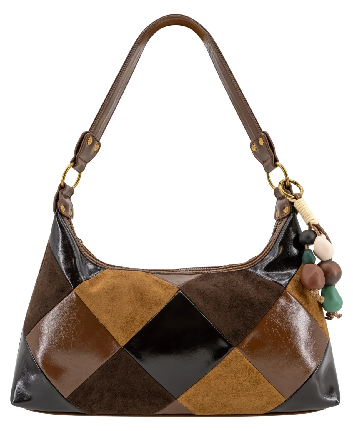 Indie Patchwork Medium Shoulder Handbag by Like Dreams
