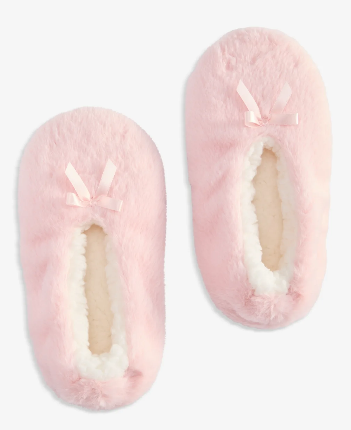 Faux-Fur Ped Slipper Socks by Charter Club