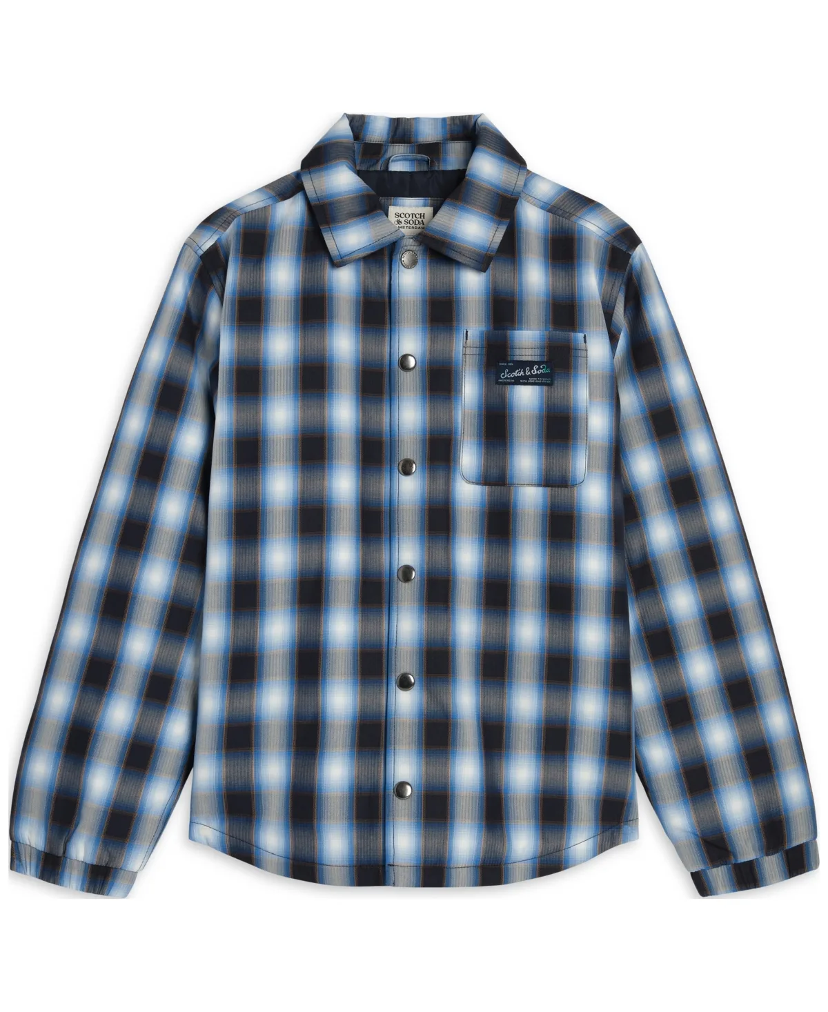 Padded Long-Sleeve Shirt Jacket by Scotch & Soda
