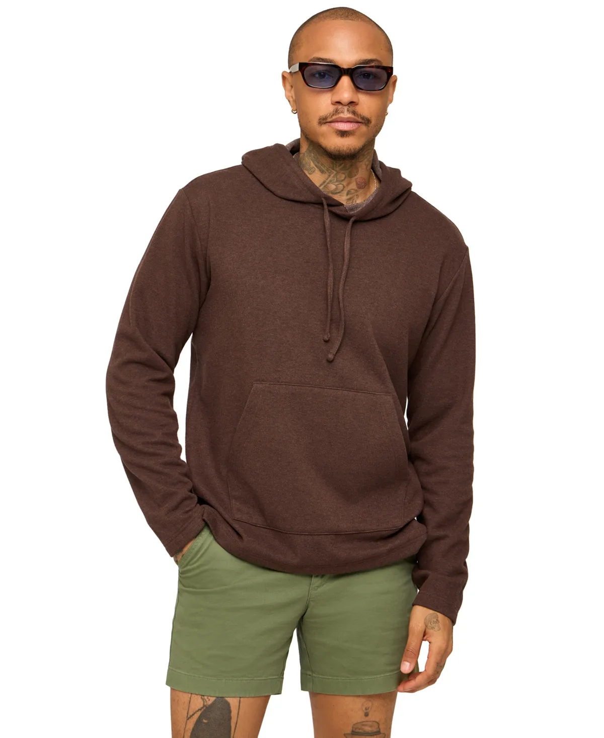 The Brownie Pullover Hoodie with Kangaroo Pocket by Chubbies