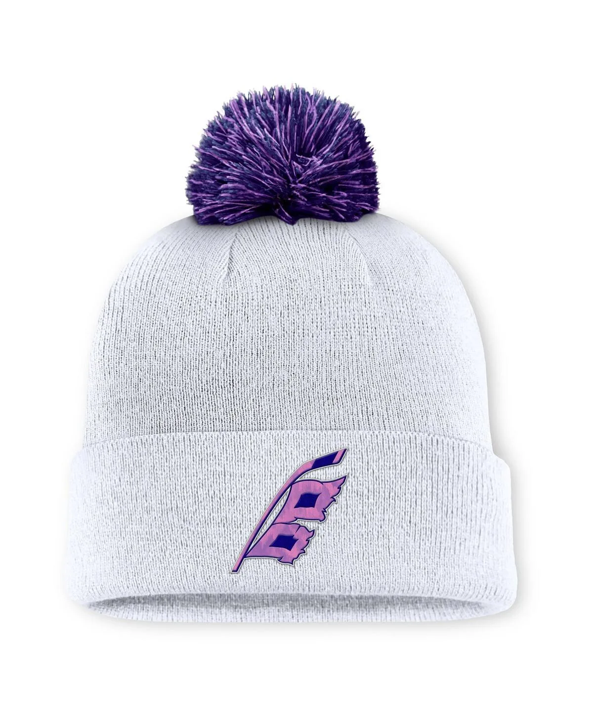 Carolina Hurricanes Authentic Pro Hockey Fights Cancer Cuffed Knit Hat with Pom by Fanatics