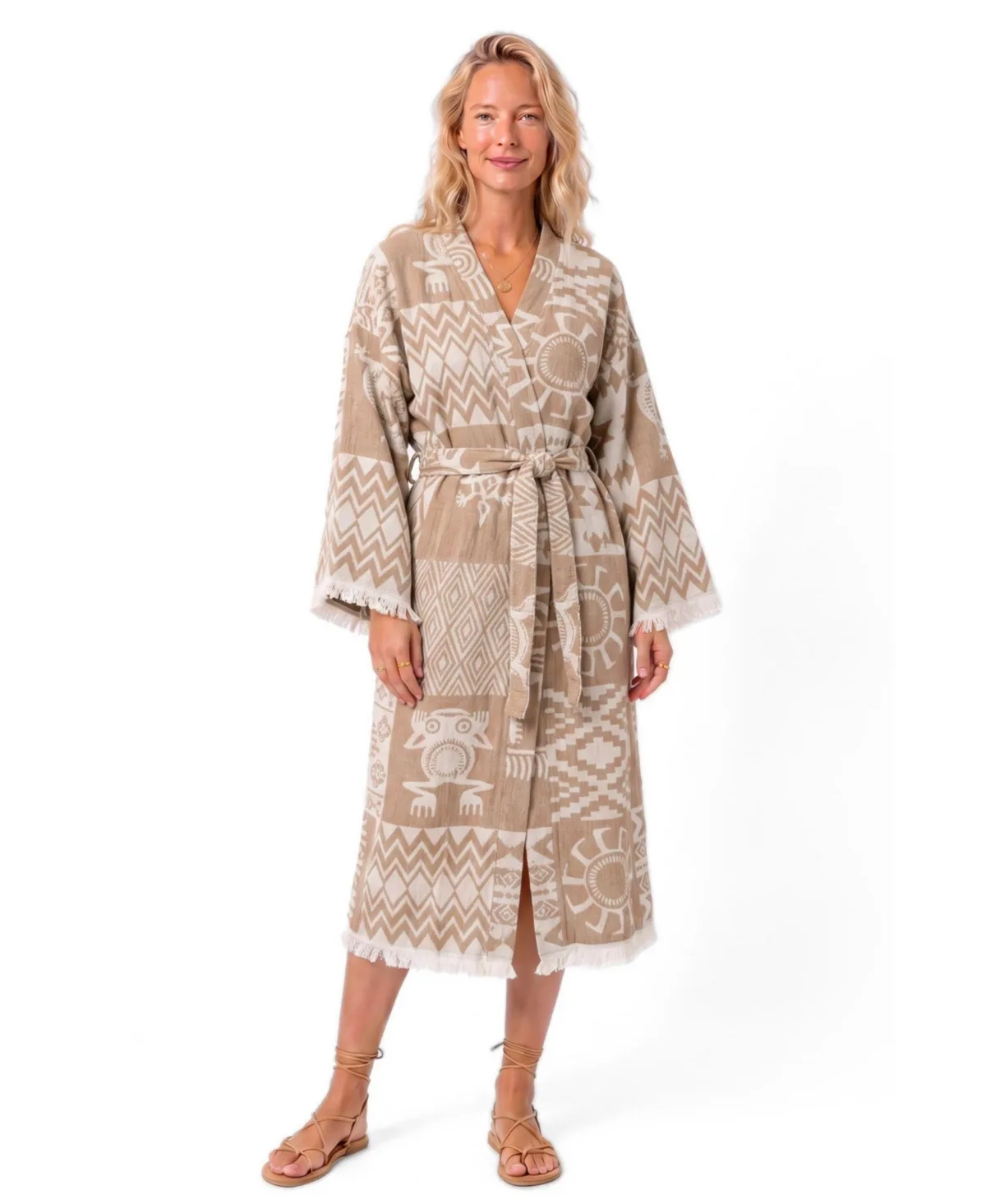 Fiora Premium Turkish Cotton Bath Robe by Tutunaki