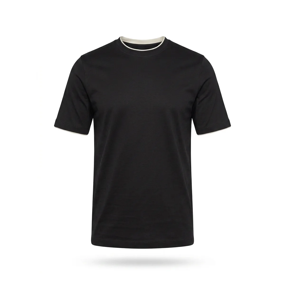 Cotton Crew Neck T-Shirt by Garnet