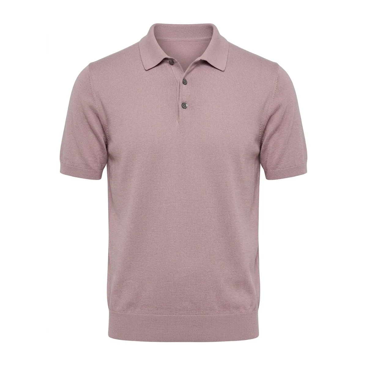 Classic-Fit Modal Knit Polo Shirt