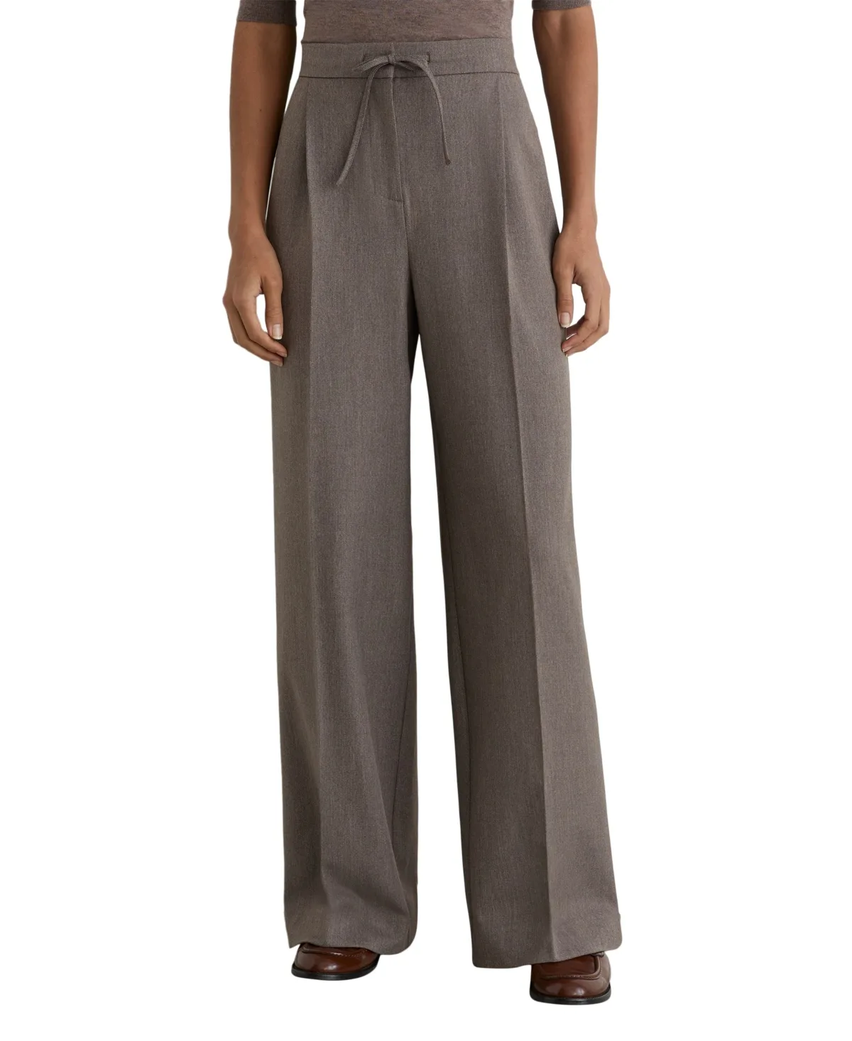 Elowen Wide-Leg Drawstring Pants by Reiss