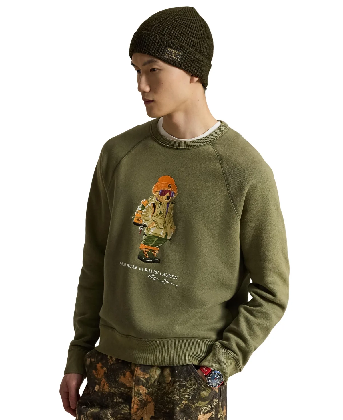 Polo Bear Fleece Raglan-Sleeve Sweatshirt by Polo Ralph Lauren