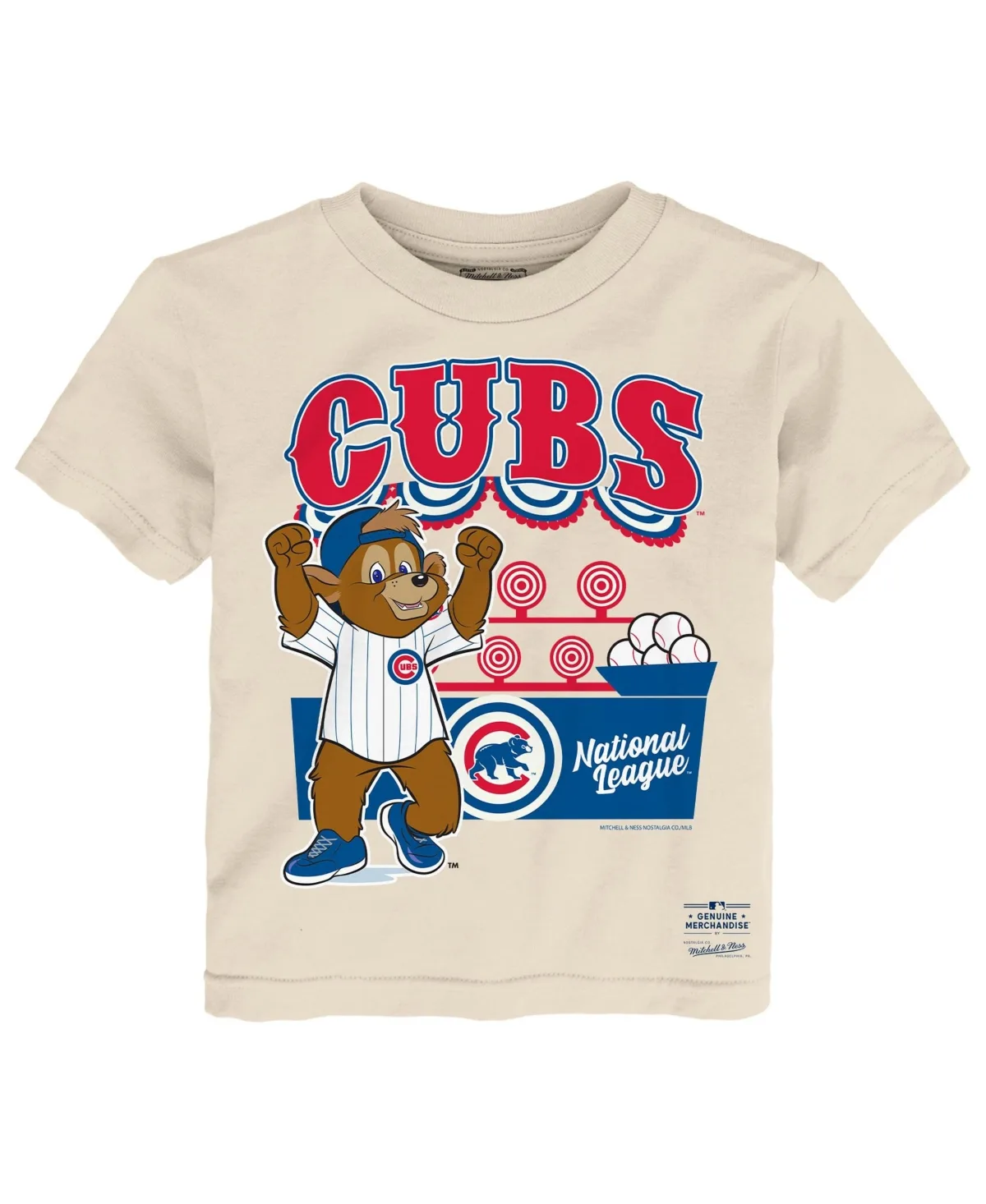 Chicago Cubs Step Back Up T-Shirt by Mitchell & Ness