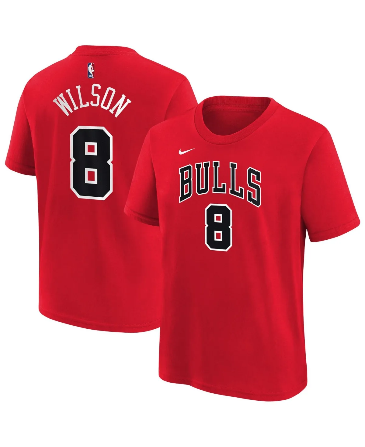 Caleb Wilson Chicago Bulls Icon Name Number T-Shirt by Nike