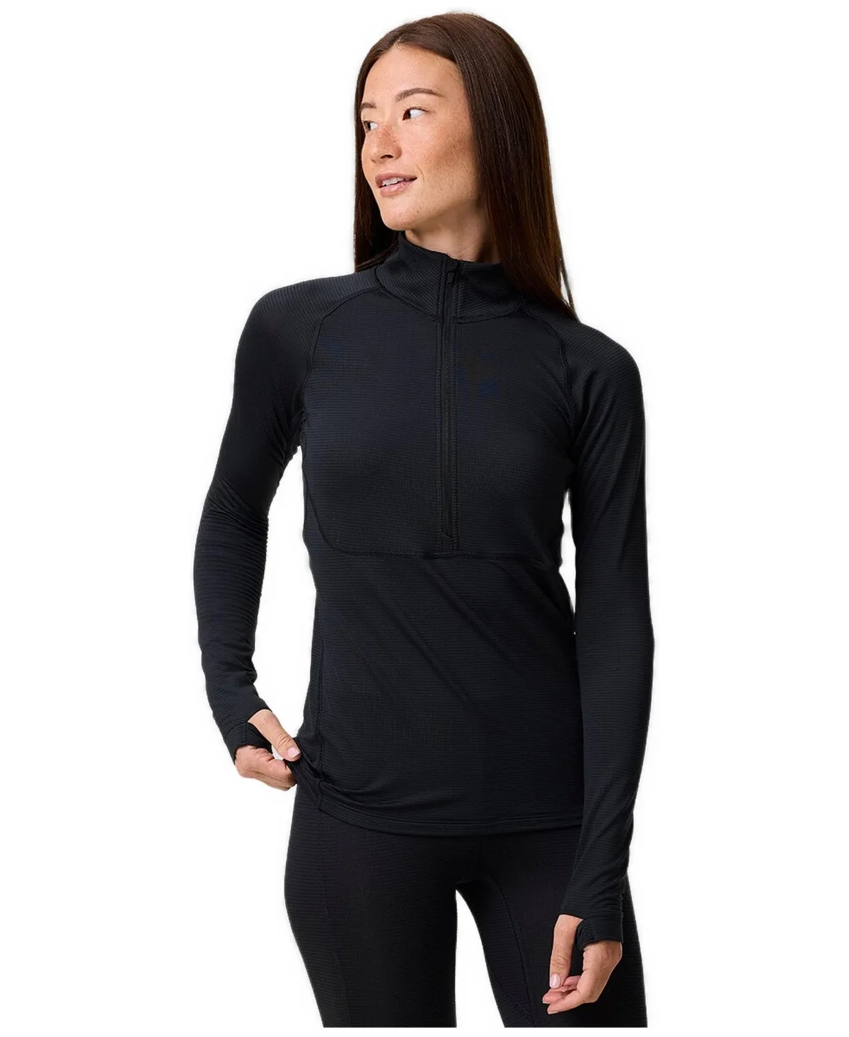 Pines Base Layer Mock Neck 1/2-Zip Long-Sleeve Top by Backcountry