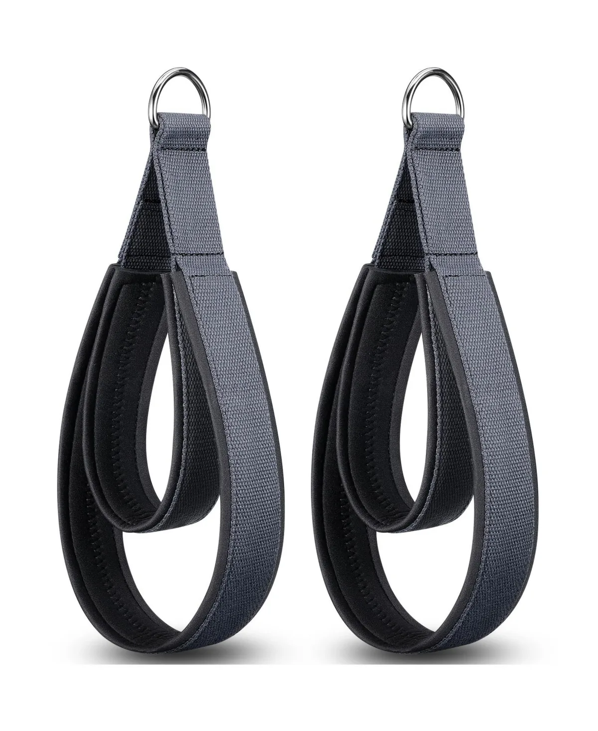 Double Loop Pilates Straps for Reformer D Ring Foot Hand by Sportneer