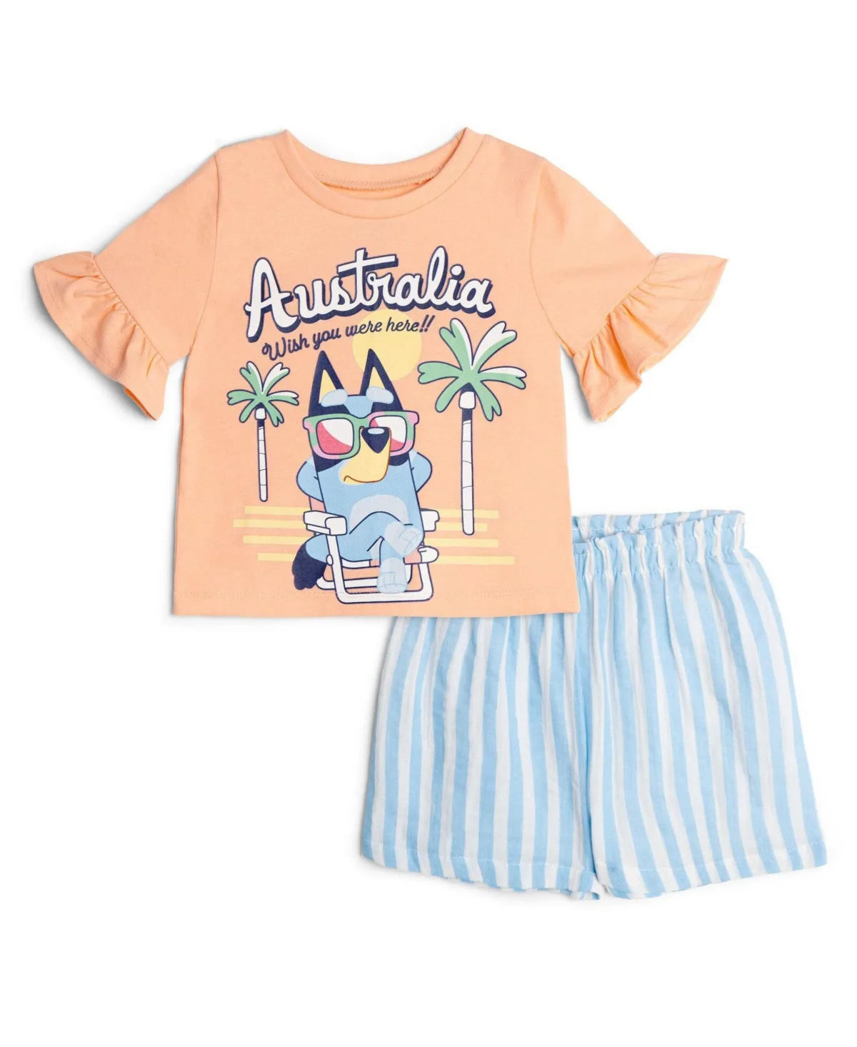2-Piece T-Shirt and Shorts Set by Bluey