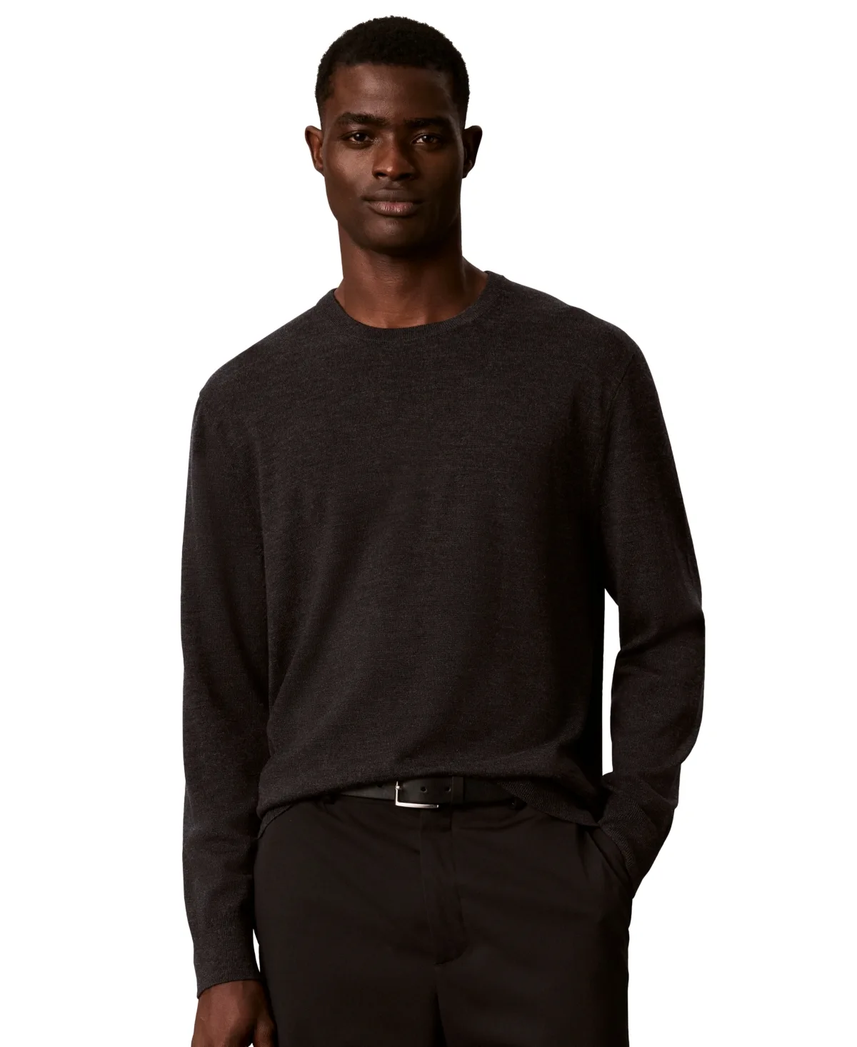 Lightweight Merino Wool Crewneck Sweater