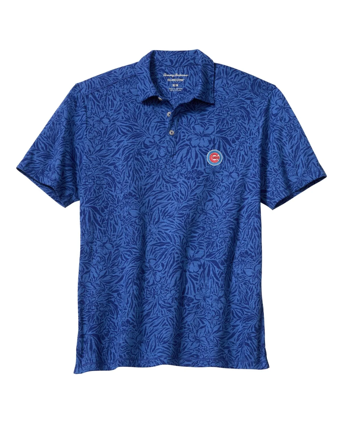 Tommy Bahama Chicago Cubs Wild Hibiscus Tri-Blend IslandZone Polo by Tommy Bahama