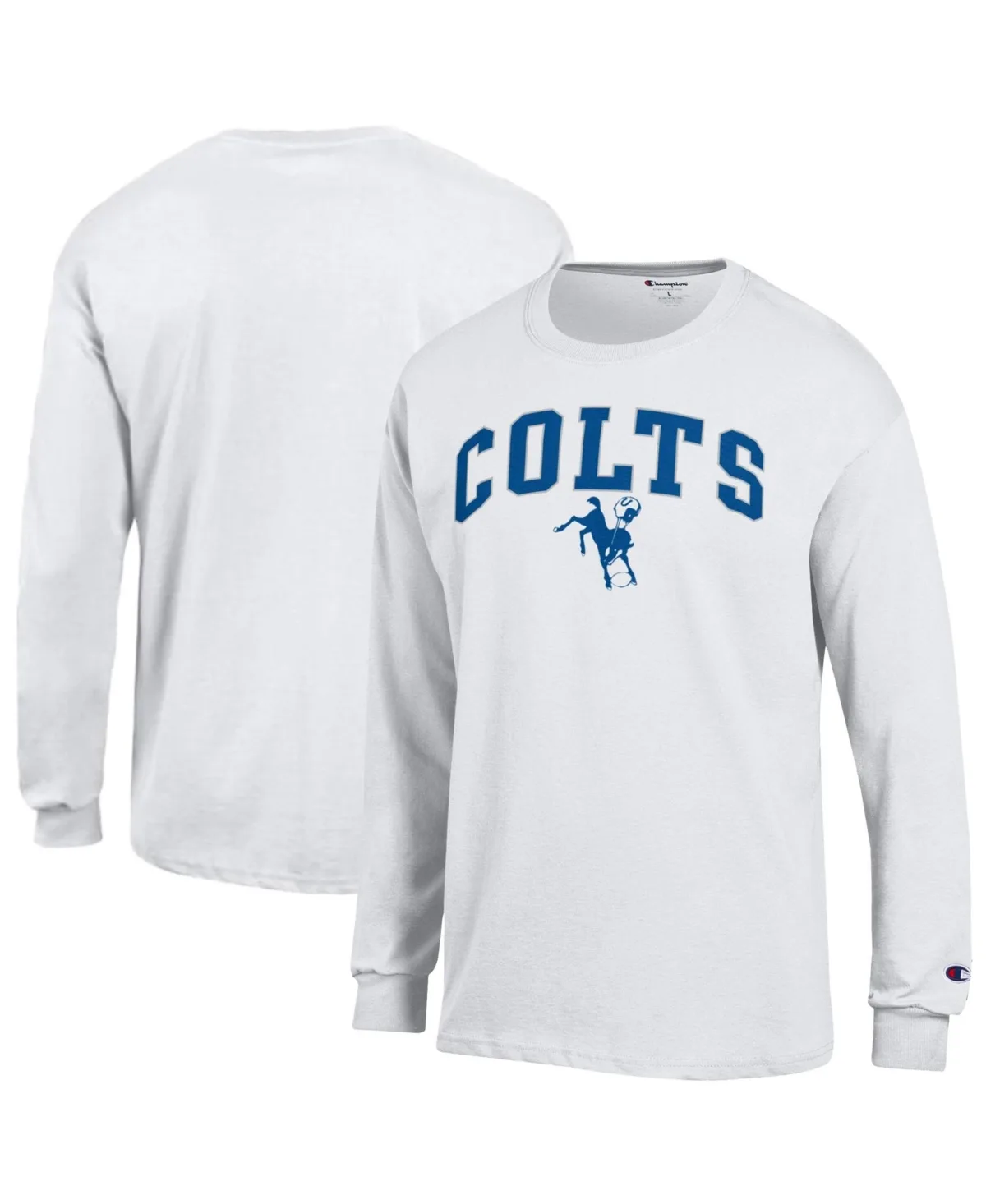 Indianapolis Colts Arch Over Logo Long Sleeve T-Shirt by Champion
