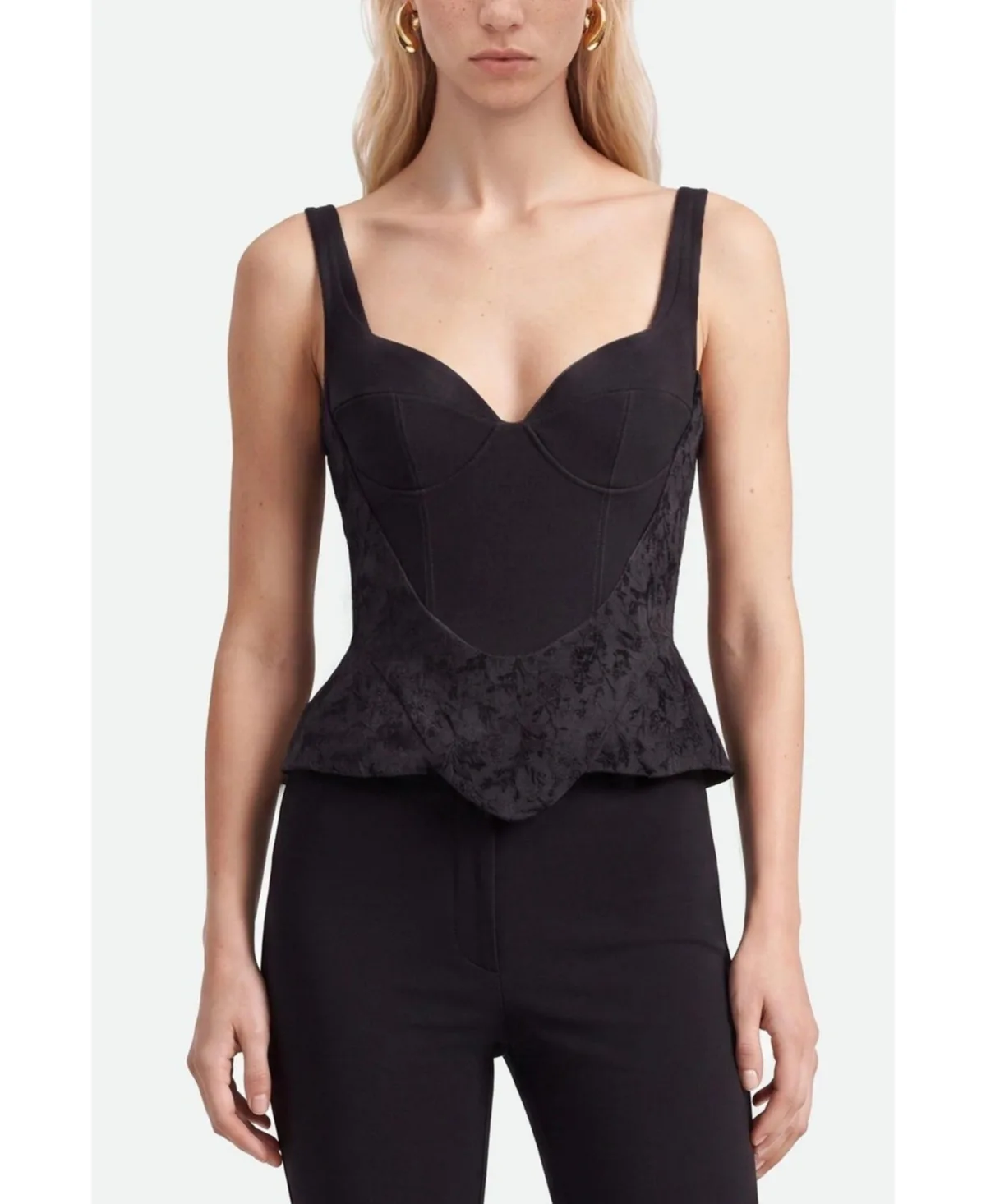 Boned Sweetheart Bustier Top by Nocturne
