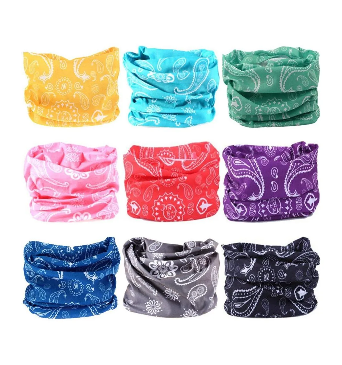 Polyester Neck Gaiter Headband Face Mask Magic Scarf Bandana by Sportneer