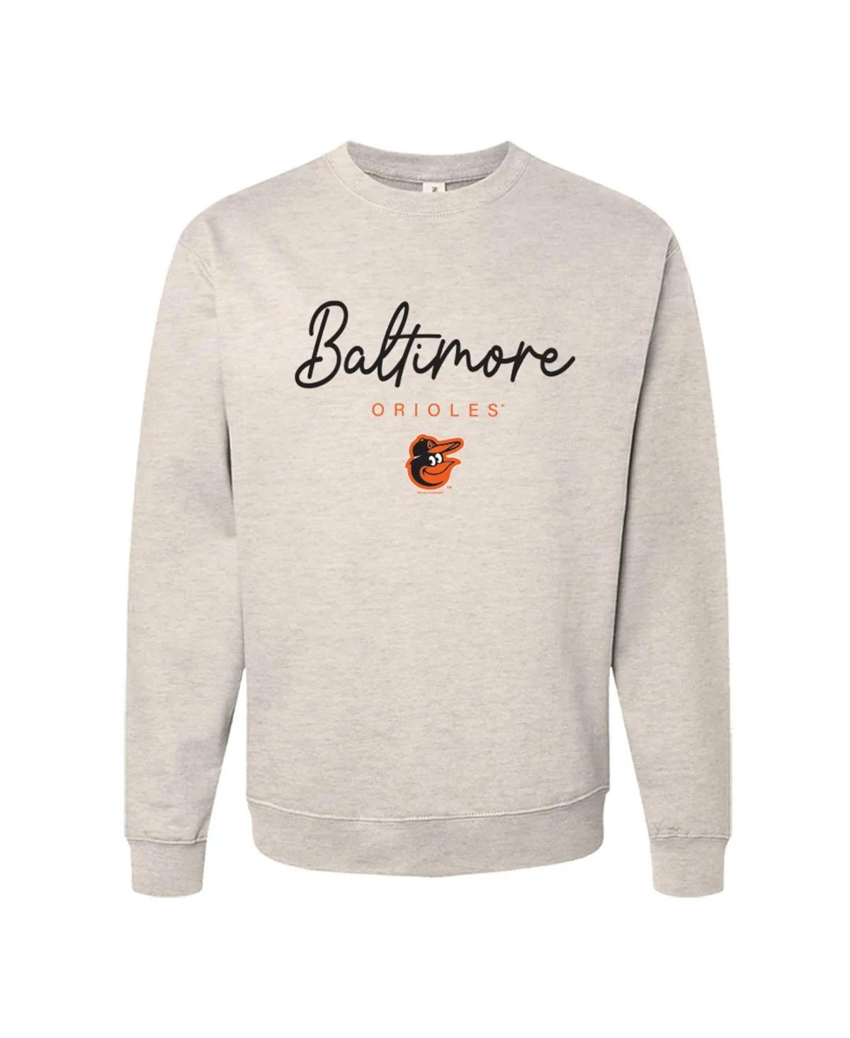 Baltimore Orioles Pigment Dye Crewneck Sweatshirt by Soft As a Grape