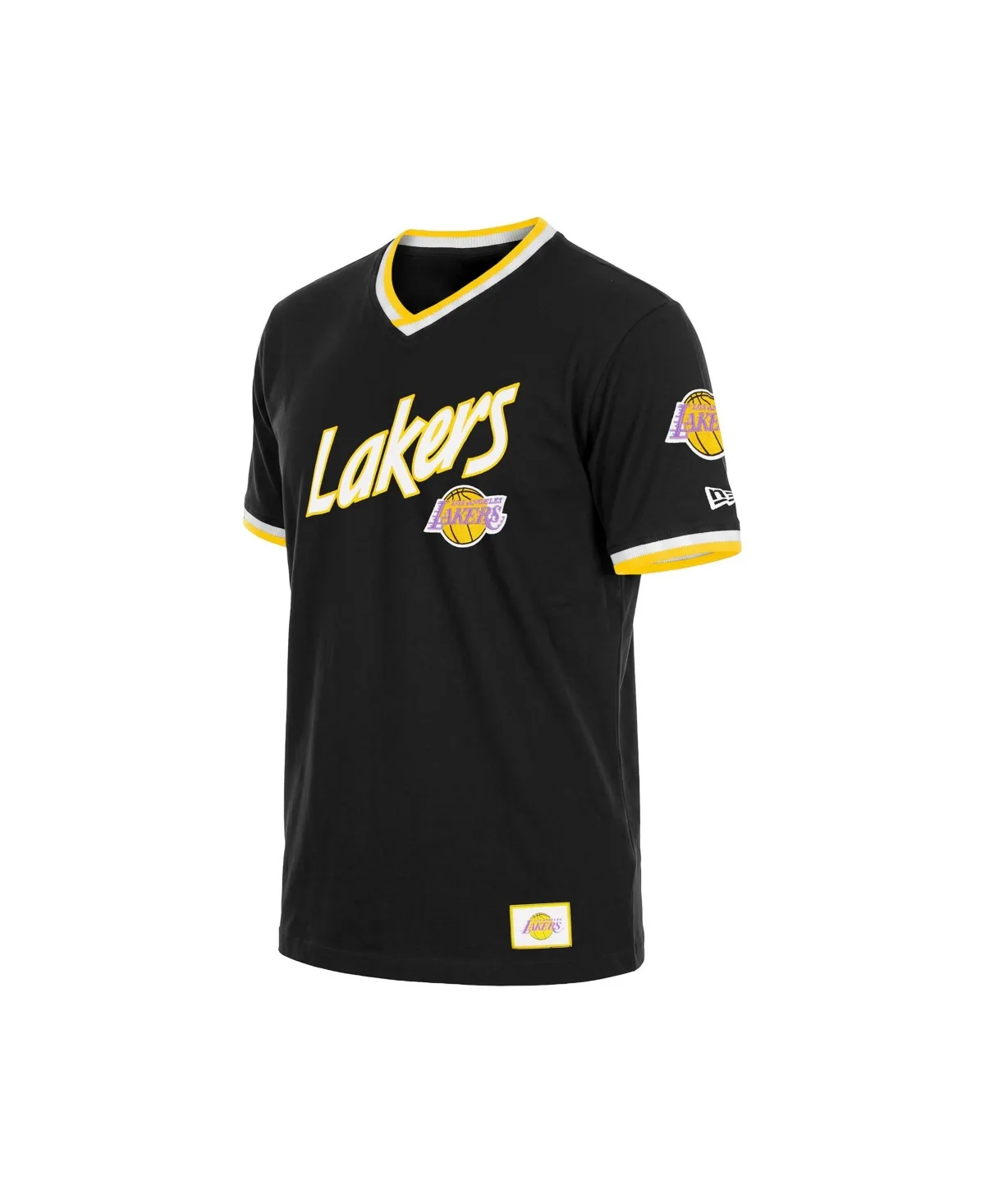 Los Angeles Lakers Sport Classics Capsule V-Neck Fashion Jersey by New Era