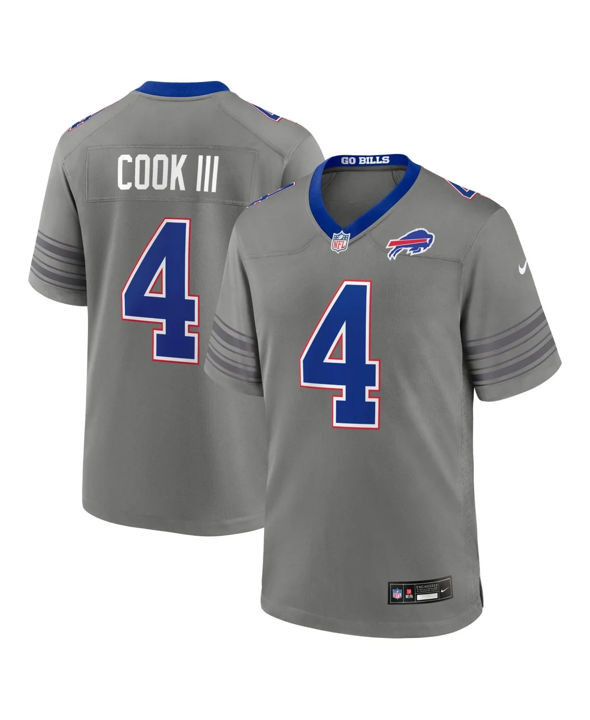 James Cook III Nickel City V-Neck Jersey by Nike