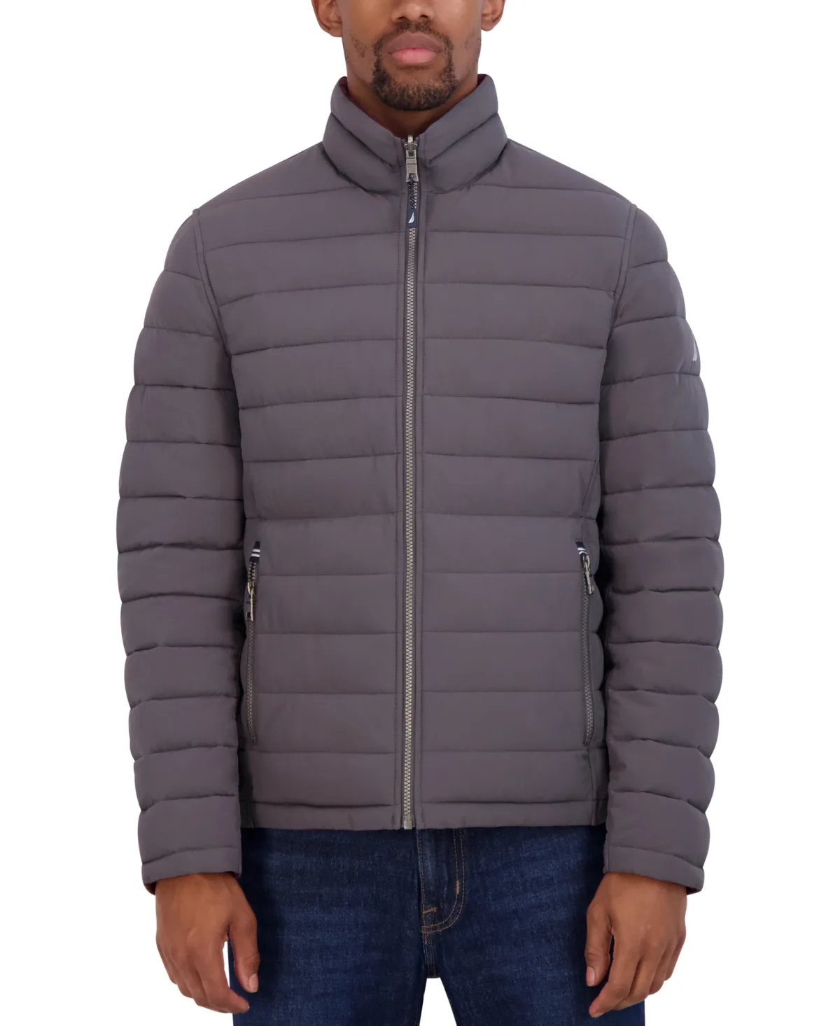Reversible Quilted Puffer Jacket by Nautica