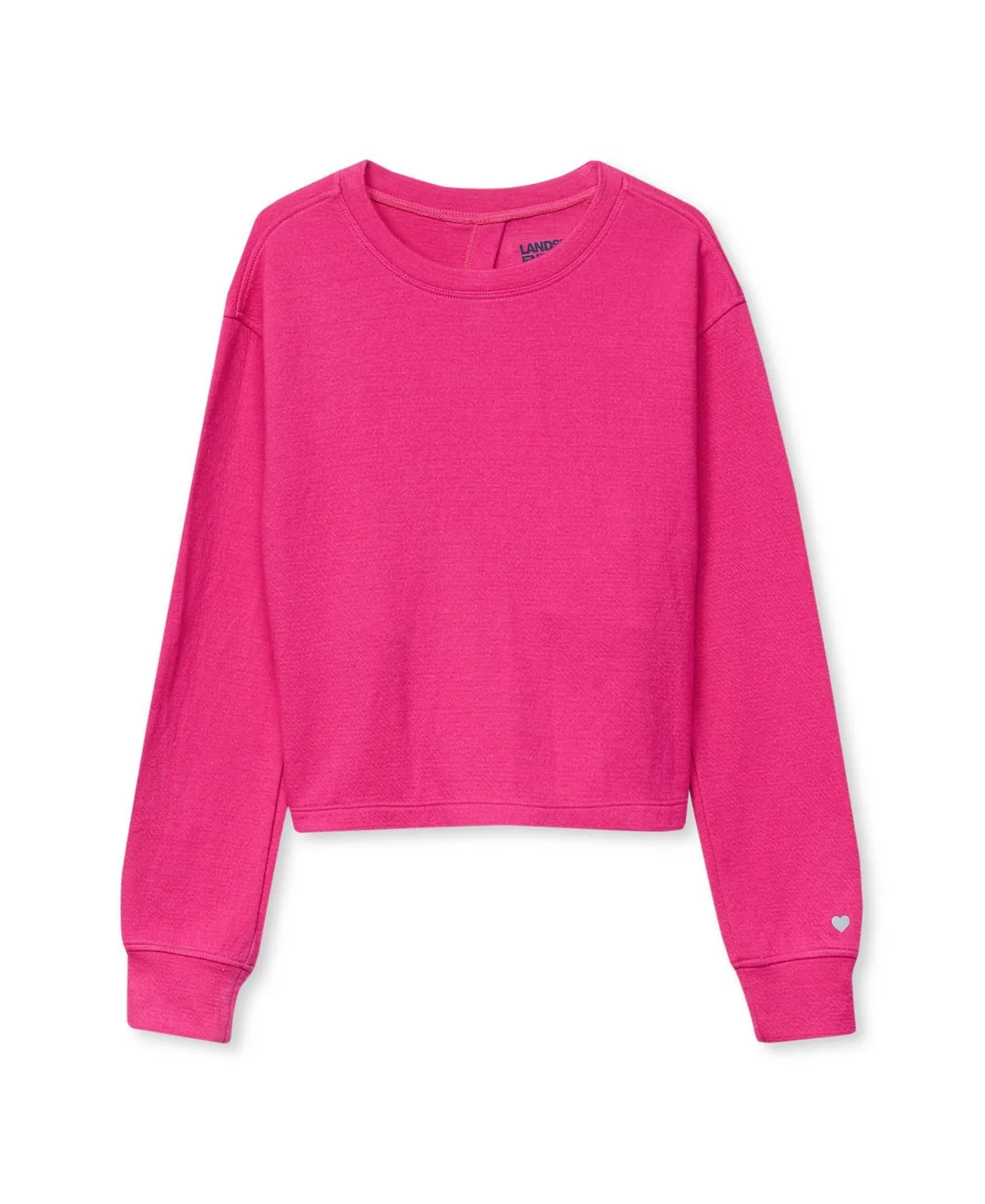 Twist Back Long-Sleeve Active T-Shirt by Lands' End