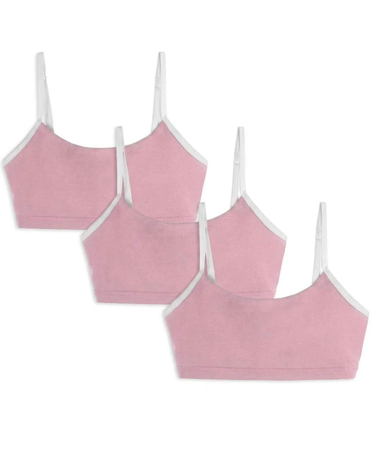 Fair Trade Organic Cotton Bralettes 3-Pack by Mightly