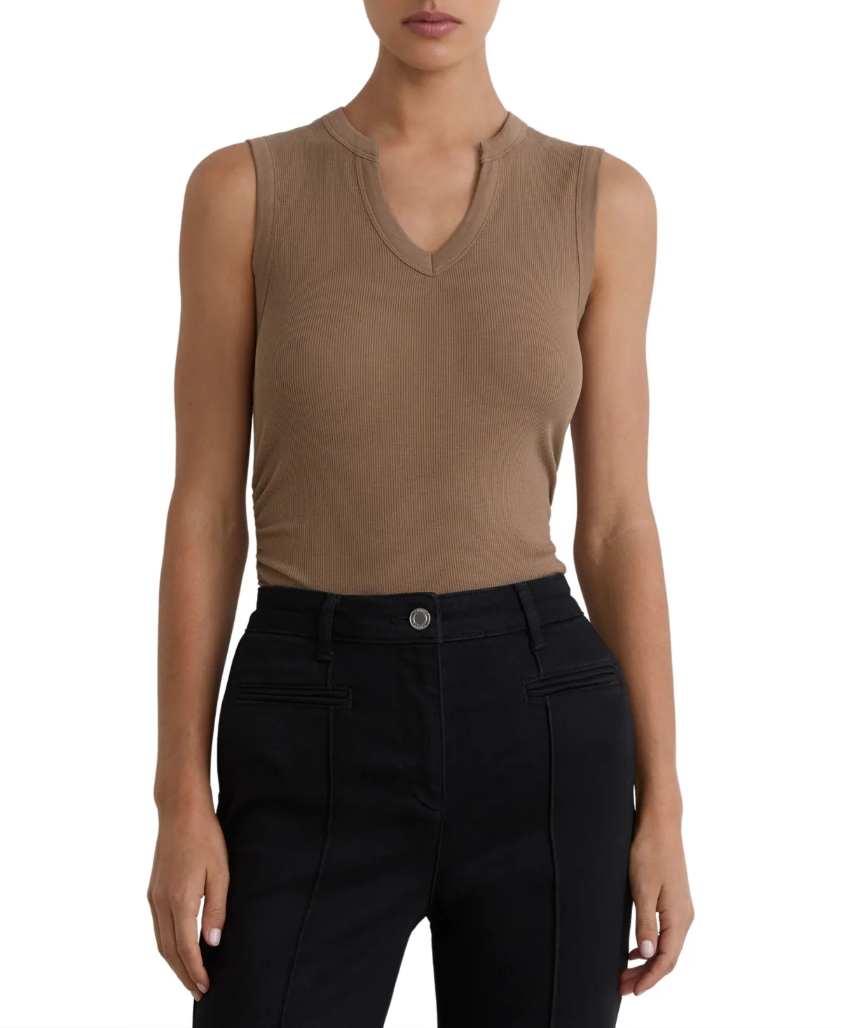 Stretch Notch-Detail Vest by Reiss