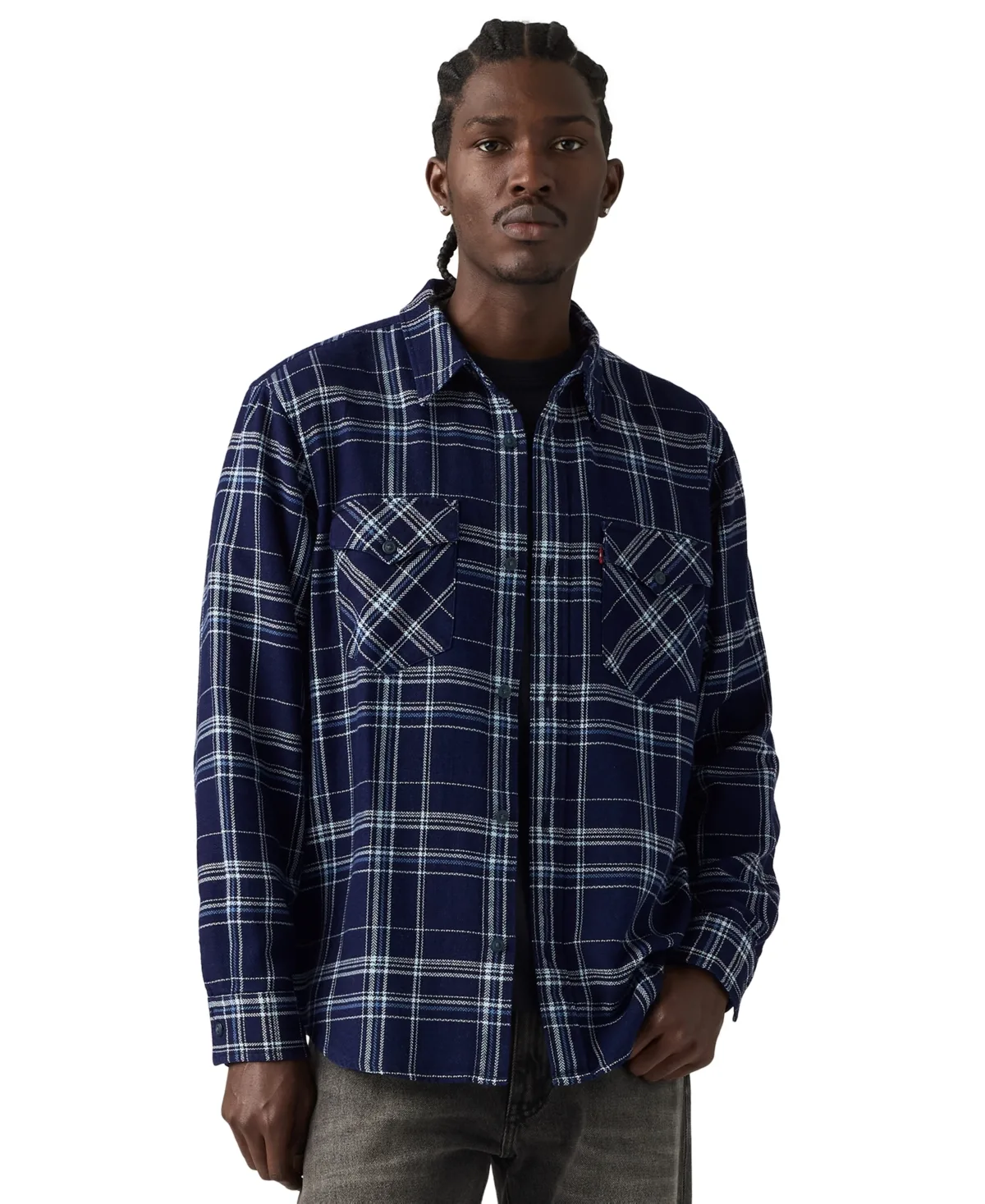 Long-Sleeve Plaid Western Shirt by Levi's