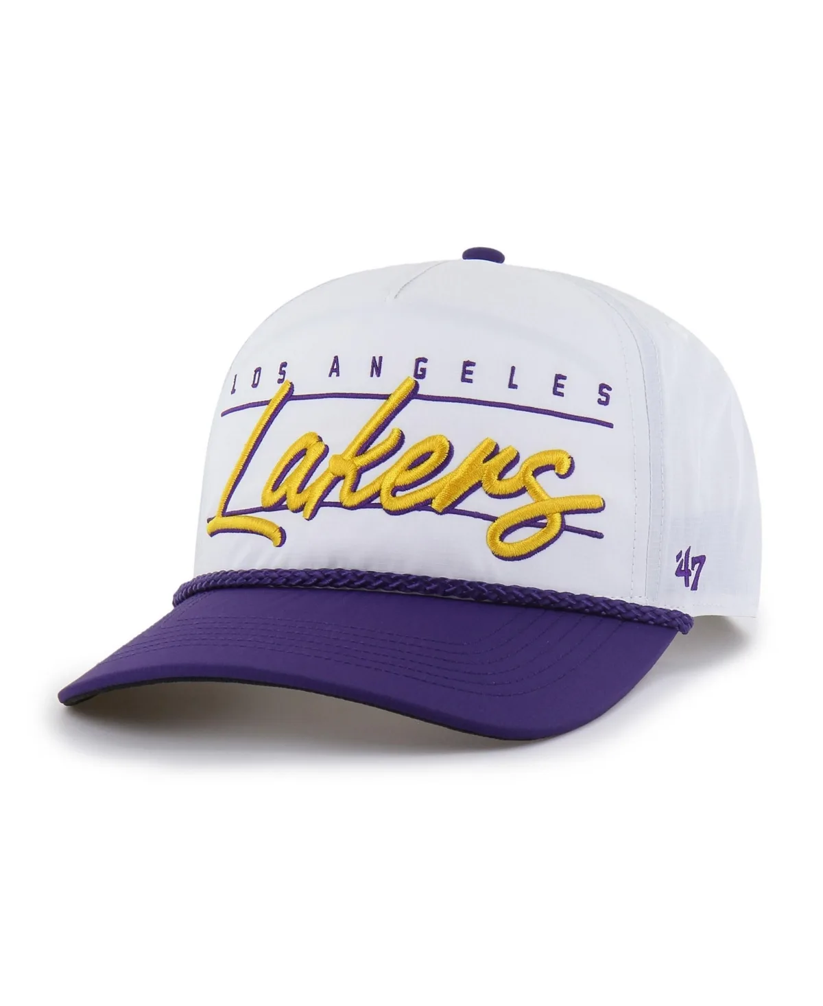 Los Angeles Lakers Brrr Condor Two-Tone Hitch Rope Adjustable Hat by 47 Brand