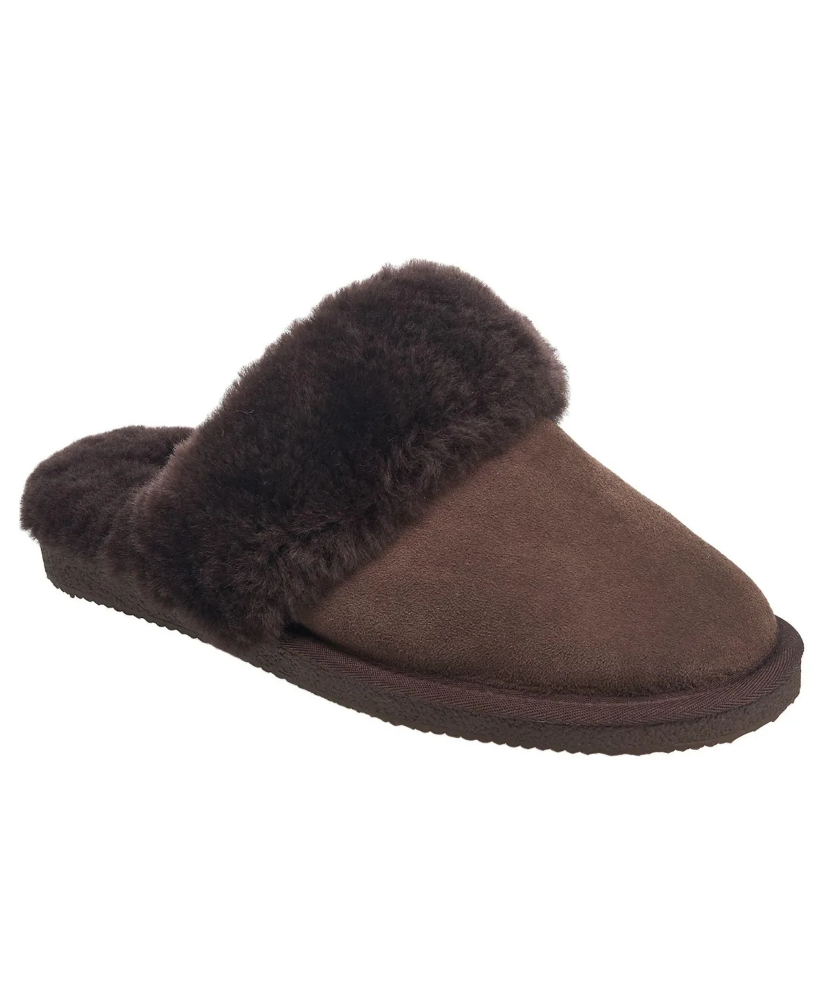 Genuine Sheepskin Fur Band Slipper by French Connection