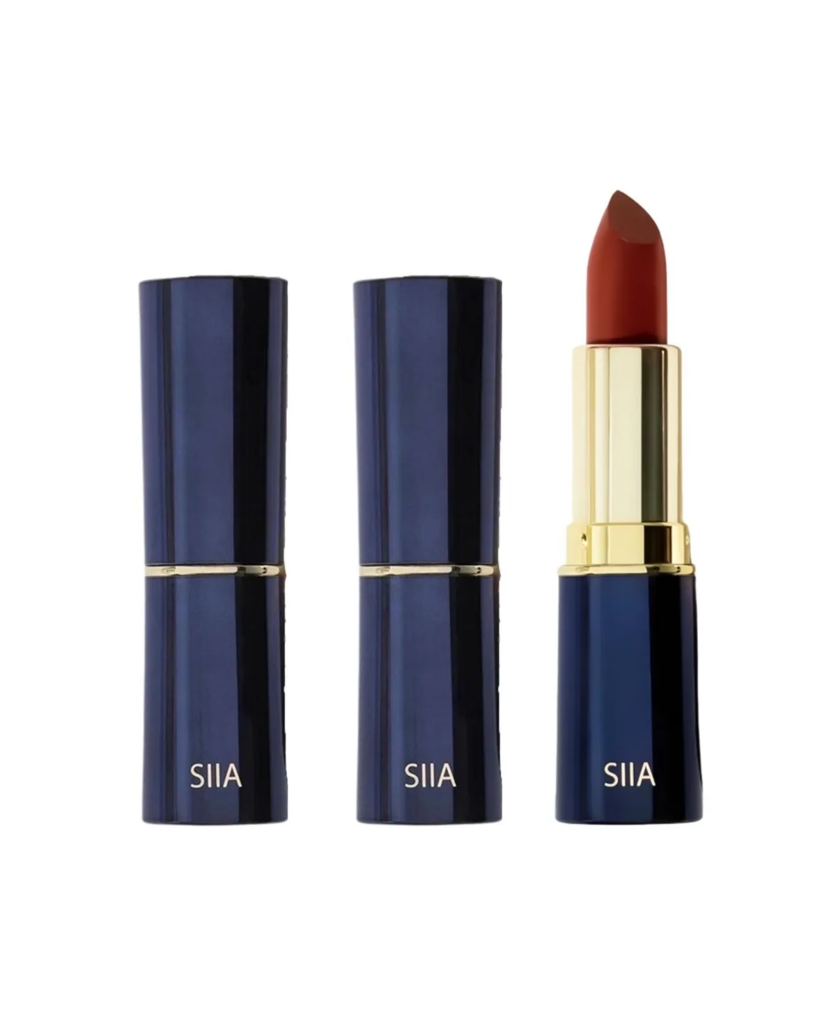 3 Pieces Matte Lip Trio Set - M 610 Cinnamon Brick by Siia Cosmetics
