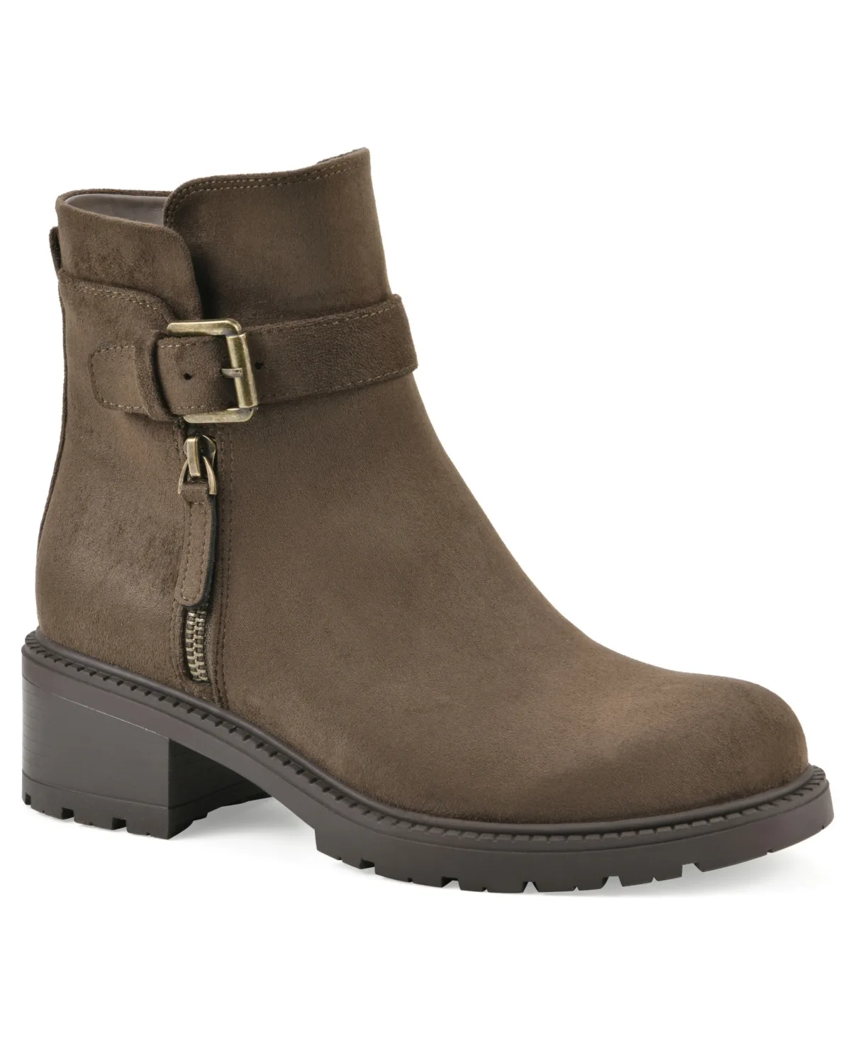 Bodie Lug Sole Booties - Fabric
