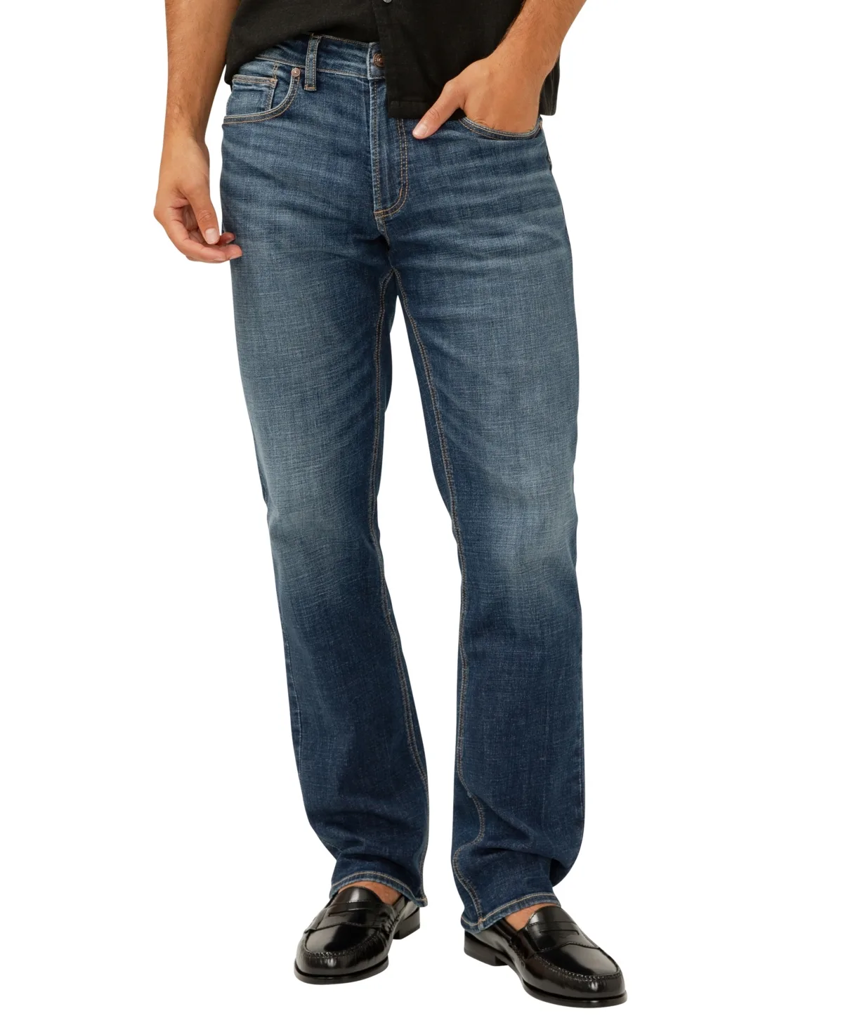Grayson Classic Fit Straight Leg Jeans by Silver Jeans