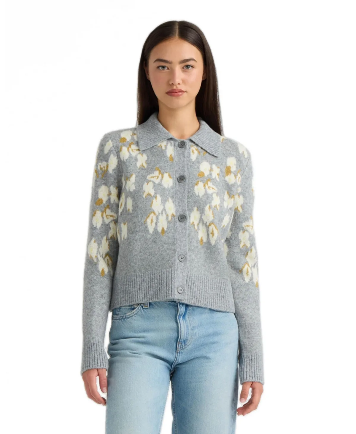 Nvlt Long Sleeve Collared Printed Sweater by Macy's