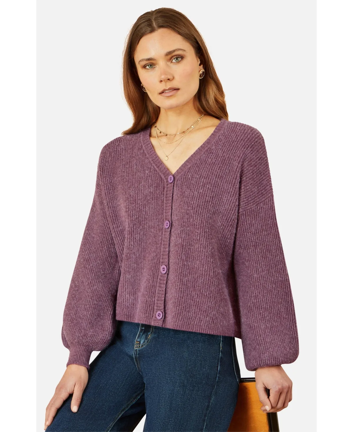 Marl Knit Cardigan by Yumi